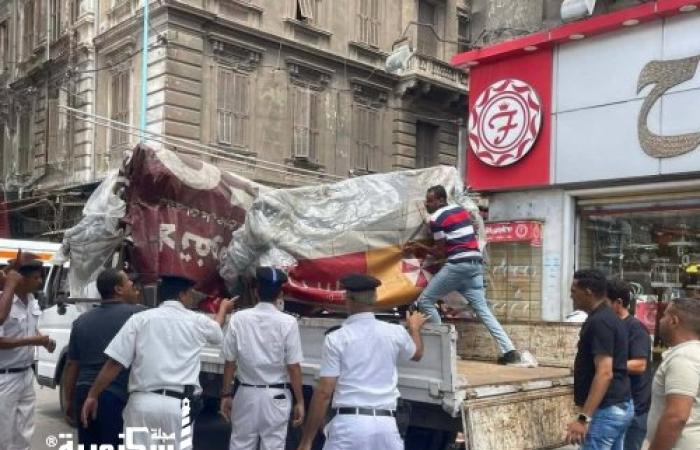 محافظة الإسكندرية: حملة صباحية موسعة بحي الجمرك لرفع الإشغالات وإعادة الانضباط المروري