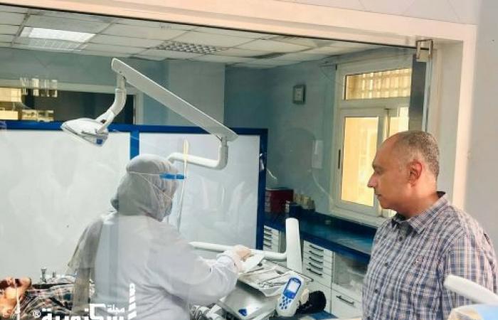 وكيل وزارة الصحة بالإسكندرية يتفقد مركز أبحاث الأسنان ويتابع أعمال التطوير ورفع الكفاءة