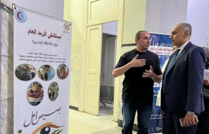 وكيل وزارة الصحة بالإسكندرية يتفقد مستشفى الرمد العام ويطلع على خدماتها التخصصية