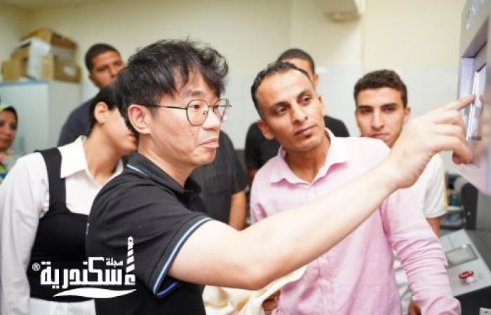 تدريب دولي بخبرات صينية في جامعة برج العرب التكنولوجية لتطوير مهارات طلاب الغزل والنسيج