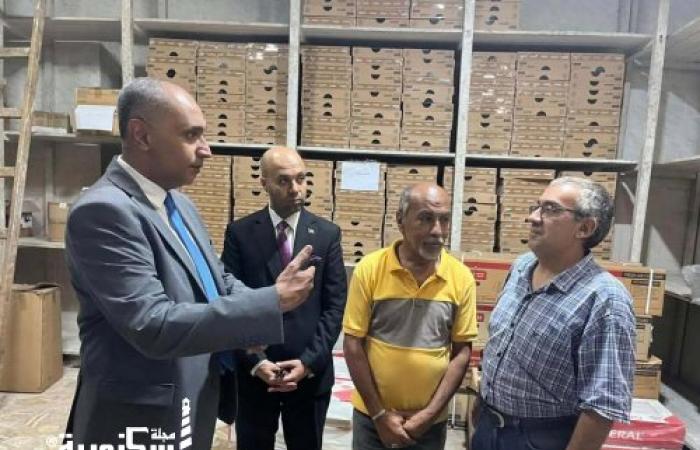 وكيل وزارة الصحة بالإسكندرية يتفقد مخازن التموين الطبي المركزي بأبي الدرداء ويوجه باستمرار أعمال التطوير