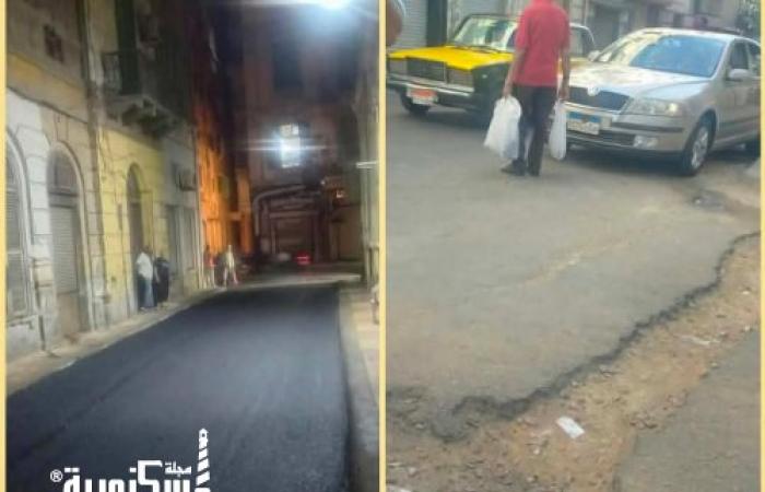الإسكندرية تواصل قطار تطوير الطرق.. رصف وترميم 14 شارعاً وموقعاً في مختلف الأحياء
