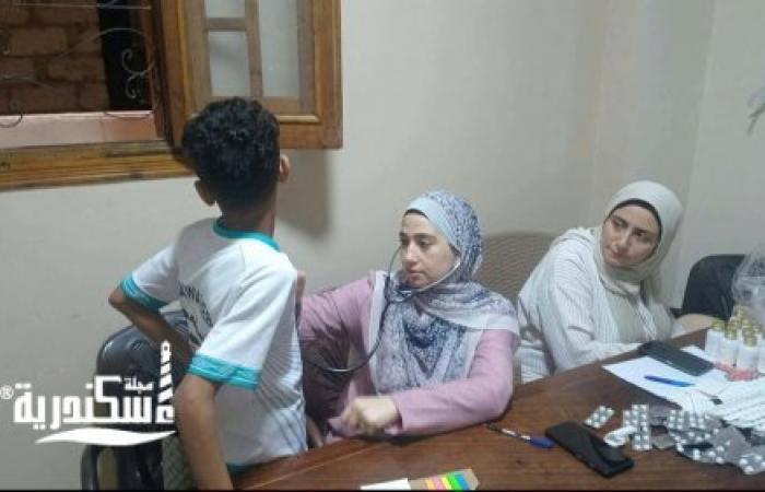 قافلة تنموية شاملة بقطاع أبو قير في الإسكندرية لخدمة الأهالي صحياً وتوعوياً