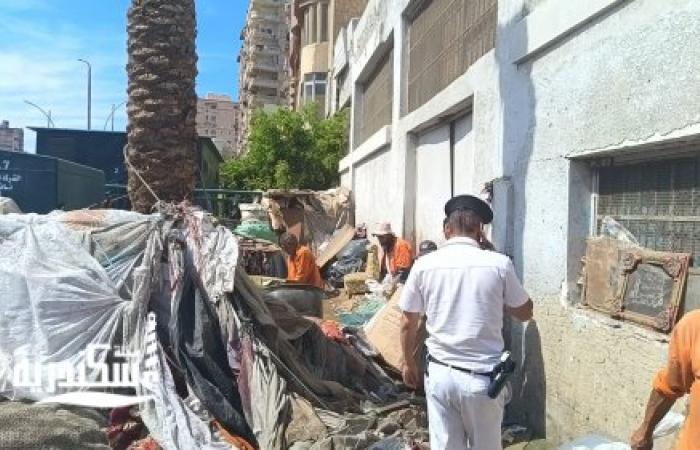 نهضة مصر تشارك في حملة أمنية مشتركة مع مديرية أمن الإسكندرية للحد من ظاهرة النباشين بنطاق حي وسط