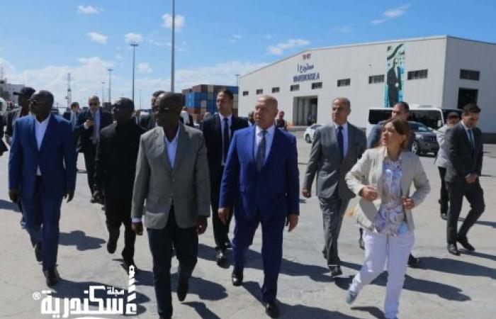 وزيرا النقل المصري والتنزانى في جولة تفقدية بميناء الإسكندرية لدفع التعاون المشترك نحو شراكة استراتيجية في مجالات النقل المختلفة