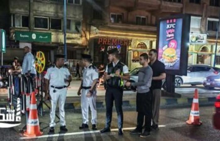 حملات مرورية مكبرة على طريق الكورنيش بعد منتصف الليل لمواجهة سباقات الموتوسيكلات والسيارات الملاكي واستجابةً لشكاوى المواطنين