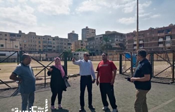 رفاعي وعساف يتفقدان مركز شباب القباري استعدادًا للتسليم وبدء التشغيل.. وجولات مفاجئة بكرموز والعبور
