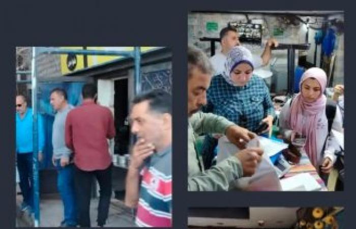 حملات مكبرة للتفتيش على المحال وإزالة الإشغالات بحي الجمرك في الإسكندرية