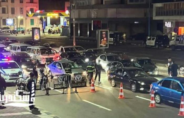 حملات ليلية موسعة بمرور الإسكندرية لردع المخالفين وفرض الانضباط بالشوارع