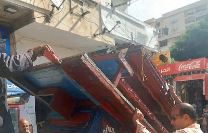 رفع 215 إشغالاً وإزالة 37 "هالكاً" في حملات مكبرة لضبط الشارع بحي وسط الإسكندرية
