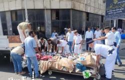 حملات مكبرة لحي الجمرك بالإسكندرية لإزالة 242 حالة إشغال في الميادين الكبرى