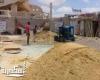 رفع أنقاض بشارعى الإحسان والمشهور فى حى غرب الإسكندرية