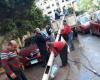 سقوط 2 من الأعمدة الكهربائية بسبب الطقس في الإسكندرية