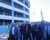 وزير النقل في  جولة تفقدية بميناء الاسكندرية  لمتابعة معدلات تنفيذ عدد من المشروعات الهامة بالميناء