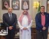 قنصل عام السعودية بالإسكندرية يلتقي برئيس قطاع النقل البحري