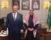 قنصل السعودية بالاسكندرية يبحث تعزيز التعاون مع رئيس نادي سبورتنج