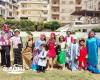 الأطفال بالملابس التراثية يستقبلون زوار متحف الإسكندرية القومى في يوم التراث العالمي