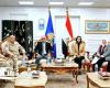 لجنة حياة كريمة بالمنطقة الروتارية تشارك قافلة بلدك معاك بحوش عيسي