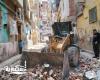 حي غرب يفتح شوارع كرموز بعد رفع مخلفات العقارات الخطرة