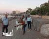 حي الجمرك...حملة إزالة 50 حالة اشغال والعمل على توسعة الطريق أمام المارة لسيولة الحركة المرورية