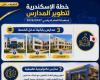 خطة تطوير مدارس الإسكندرية لاستقبال العام الدراسي 2026/2027