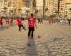 انطلاق تدريبات المنتخب المصري لكرة القدم الشاطئية على شواطئ الإسكندرية استعدادًا للمشاركة في تصفيات التأهل لبطولة كأس الأمم الأفريقية