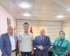الدكتور محمد أبو زهرة المرشح لانتخابات النادى الأوليمبي يزور شركة النصر للملاحات
